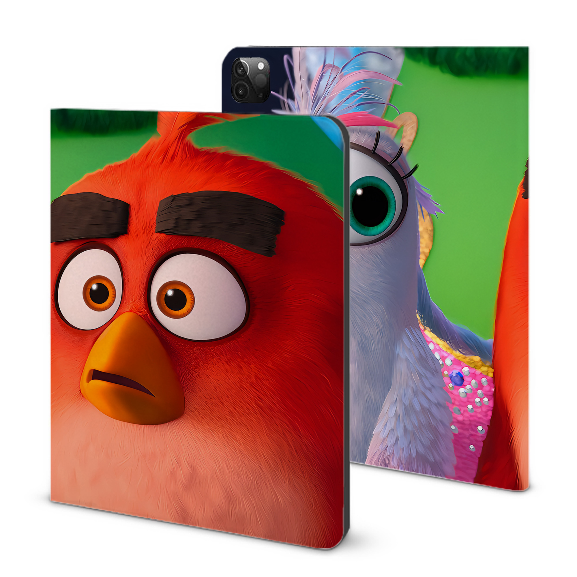 （画像用） Angry Birds アングリーバード IPadケース ペンホルダー付き ブックスタイルデザイン